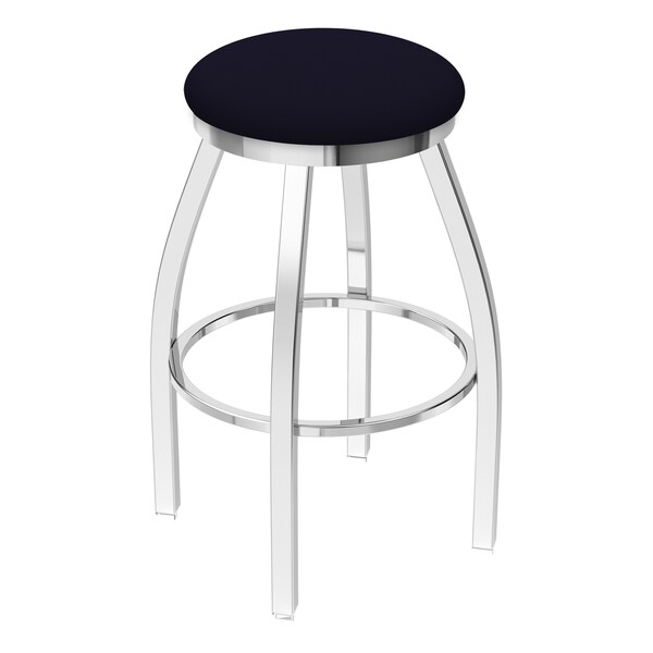 36" Swivel X-Tall Bar Stool, Chrome Finish, Canter Twilight Seat